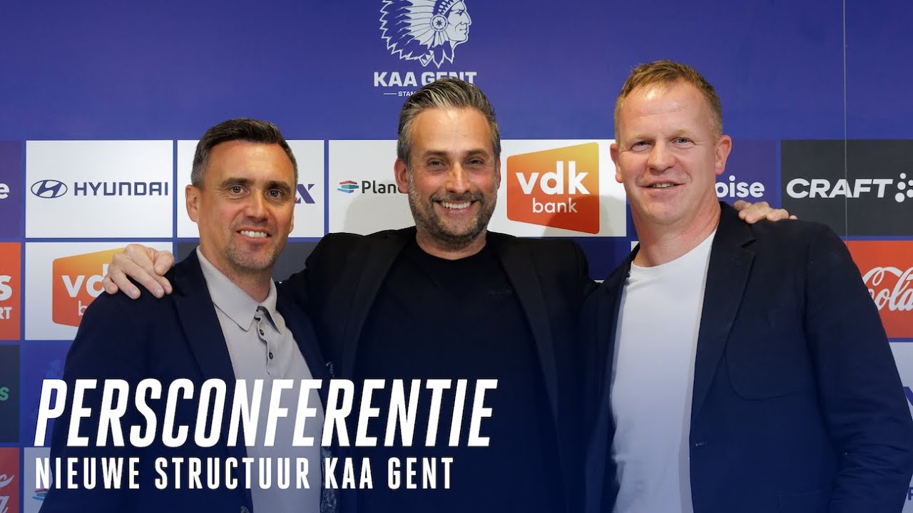🎙 Persconferentie nieuwe structuur KAA Gent