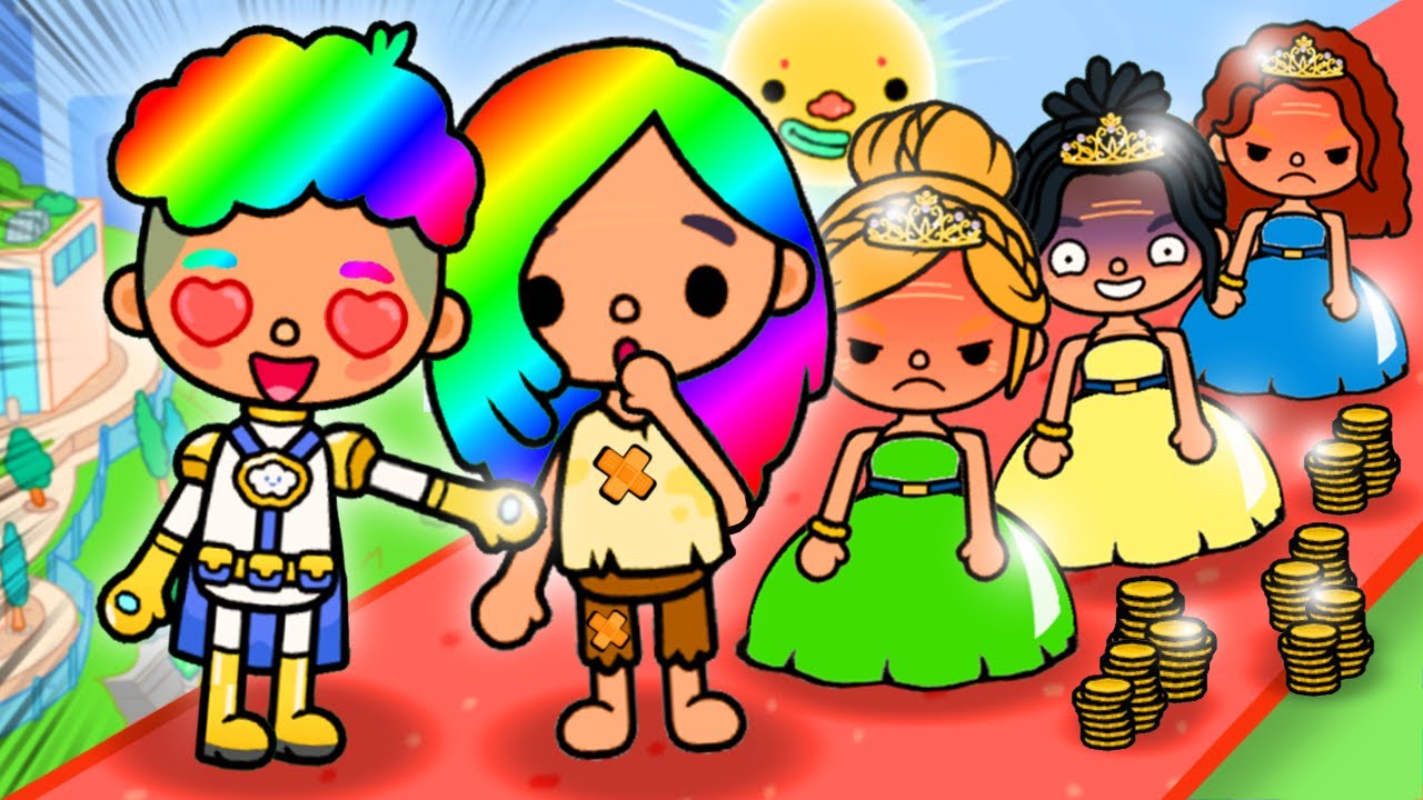 REICHE vs ARME PRINZESSIN in TOCA BOCA 😍 (Toca Life World | Story)