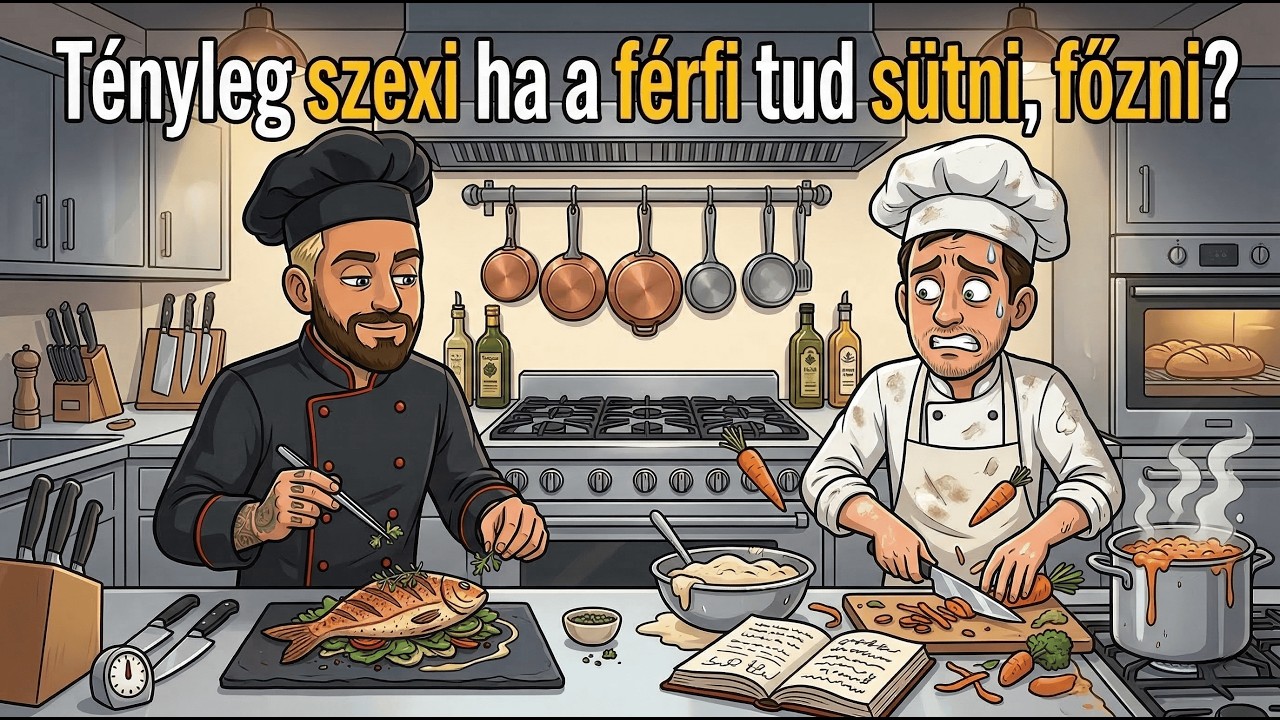 Tényleg szexi ha a férfi tud sütni, főzni?