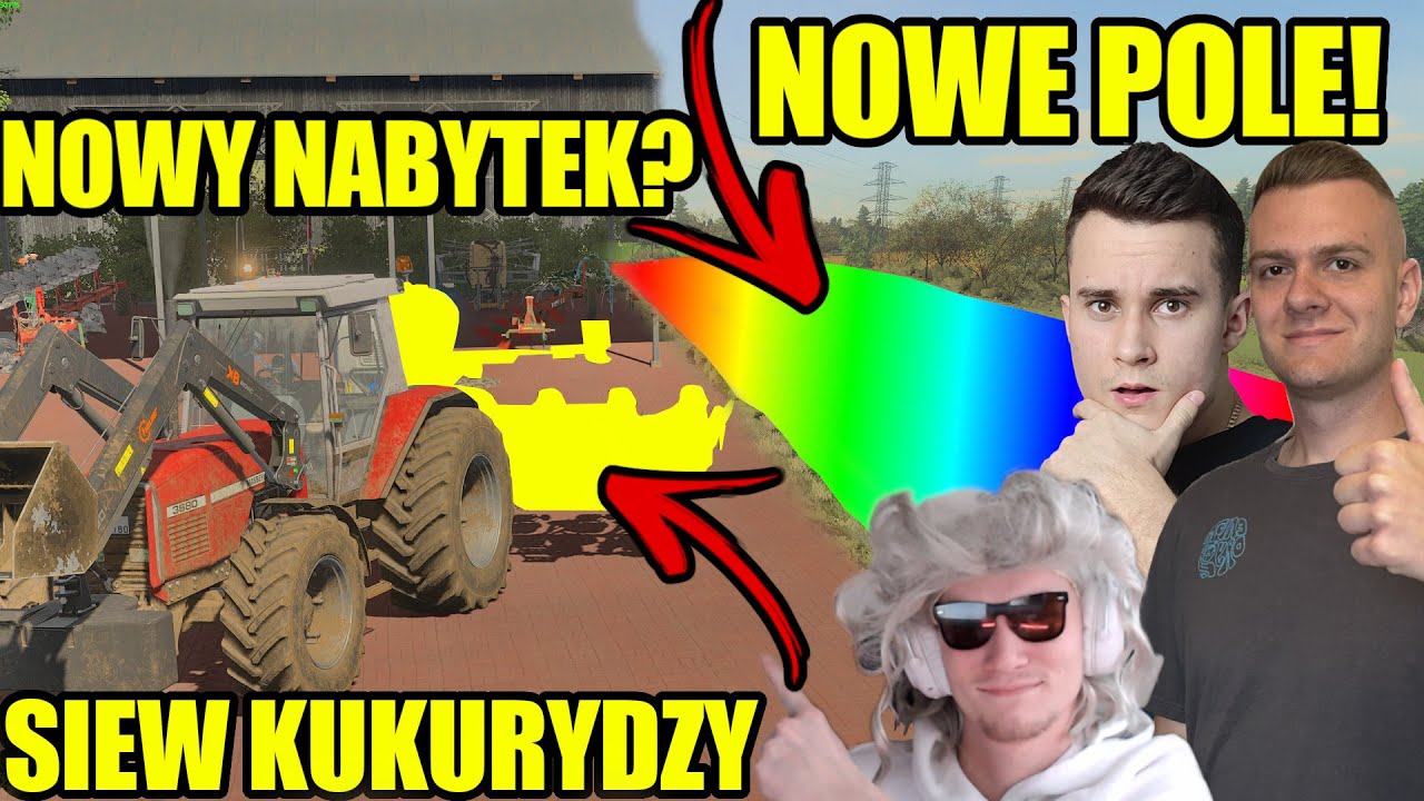 NOWE POLE!😁NOWY NABYTEK😄SIEW KUKURYDZY! | MPG |