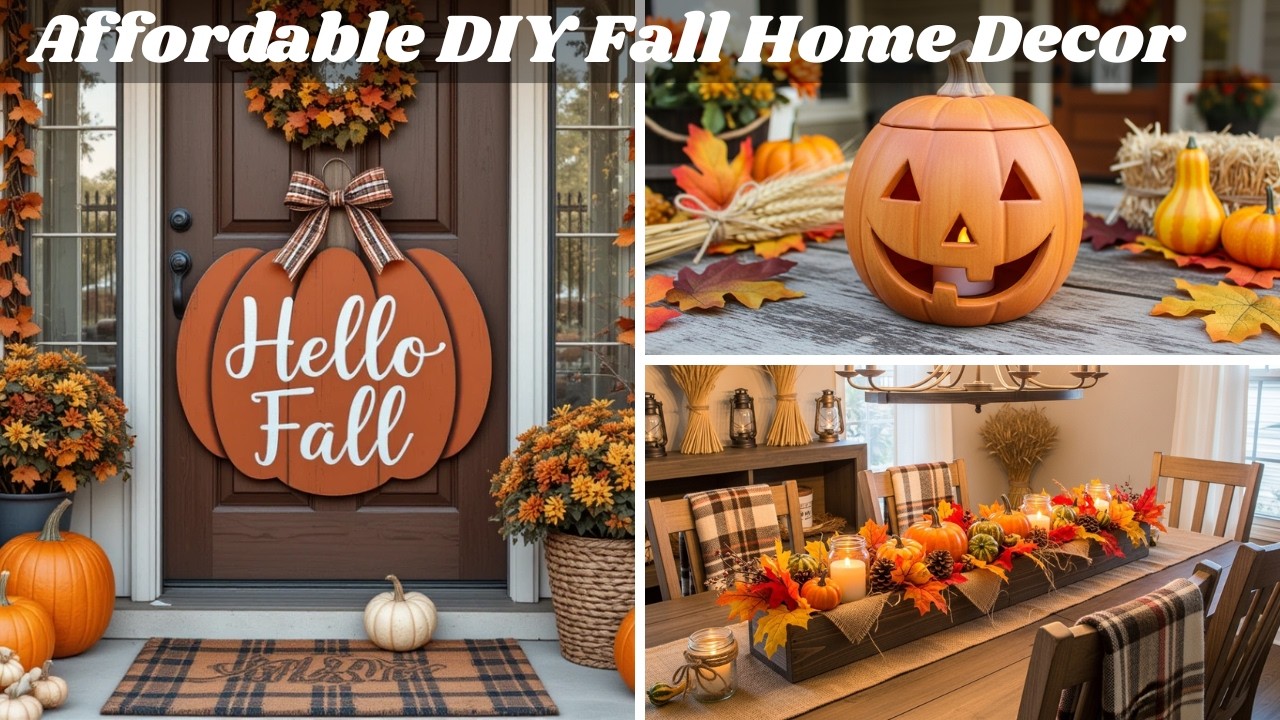 Affordable DIY Fall Home Decor Ideas | Budget-Friendly Autumn Decorating Tips