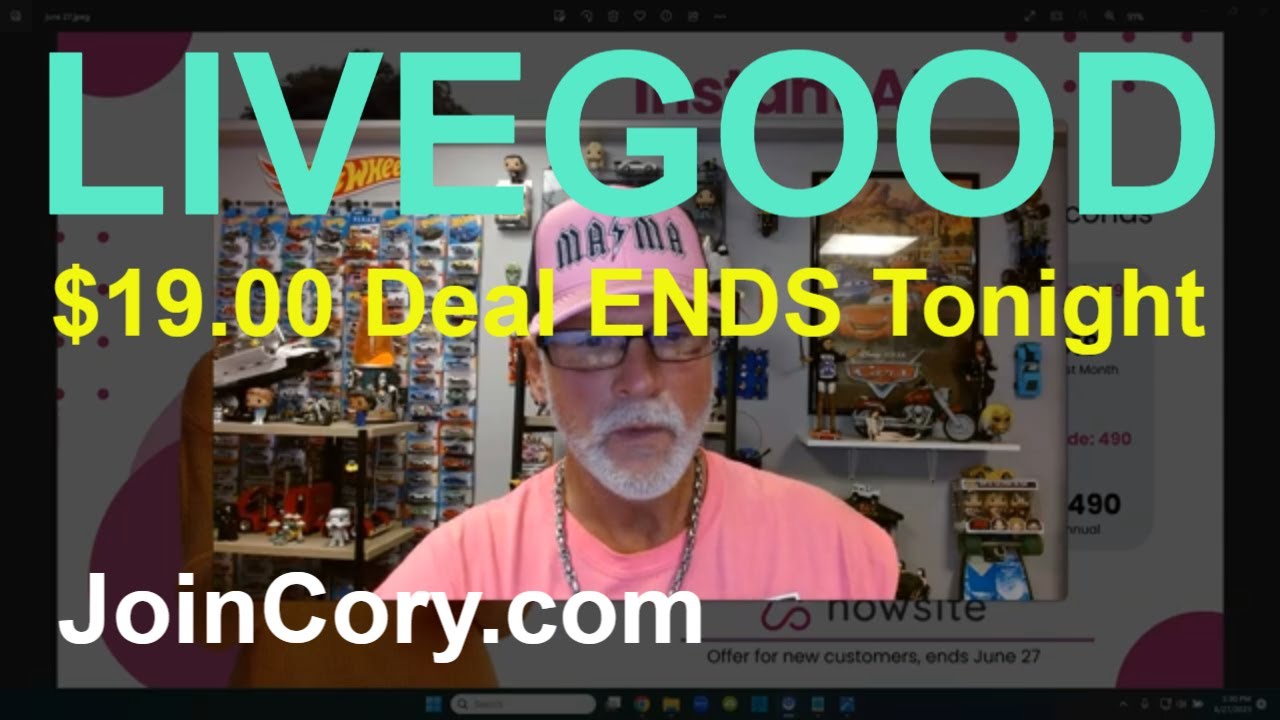 LIVEGOOD NowSite AI $19.00 For 30 Days ENDS TONIGHT...Hurry!