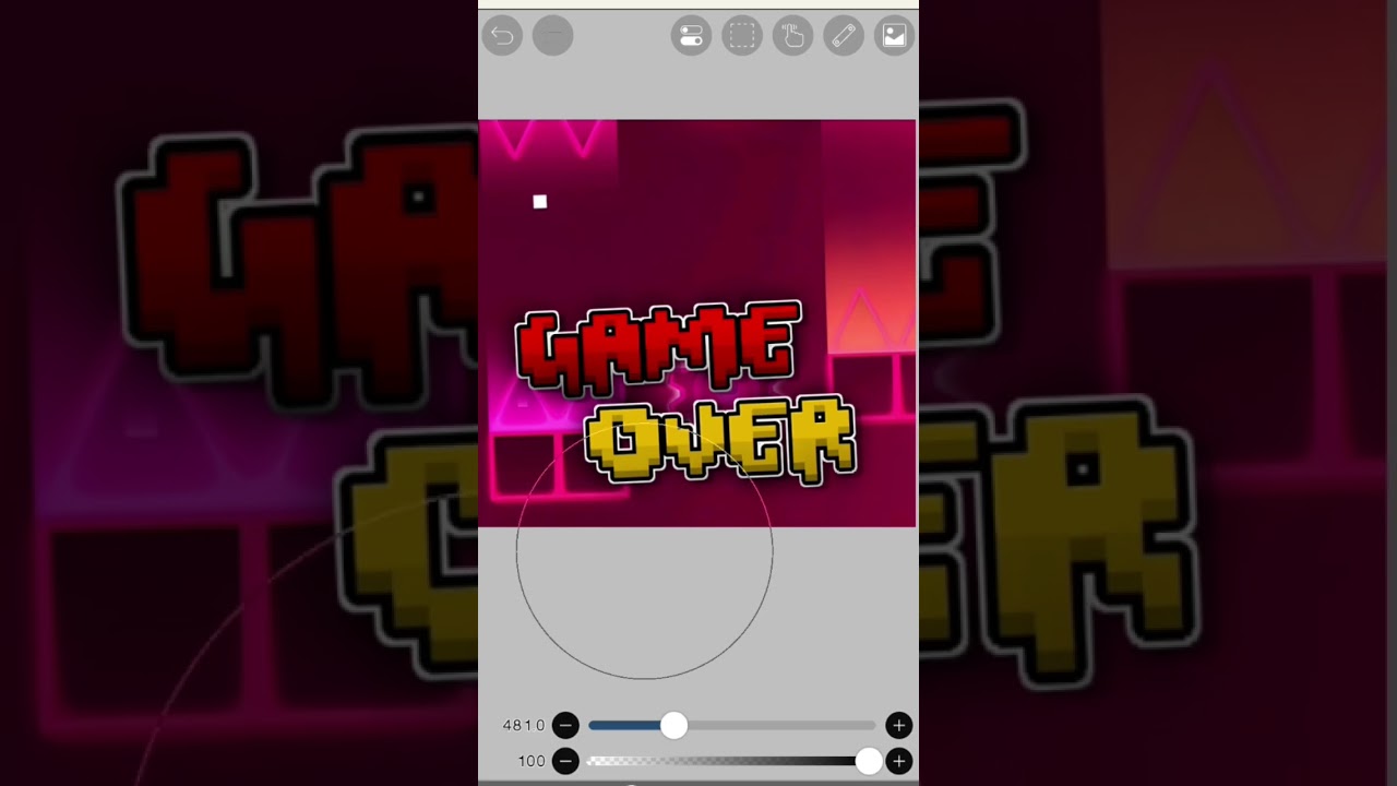 Geometry Dash thumbnail building!