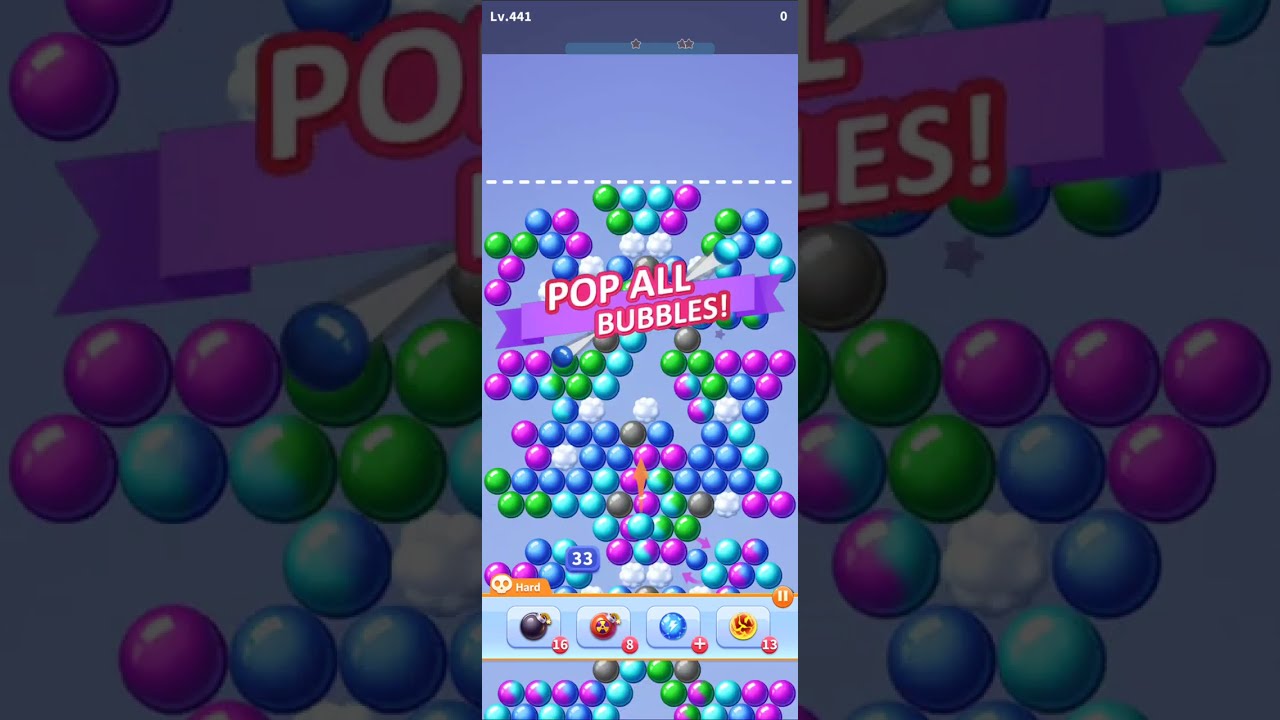 #gaming shoot bubble game 