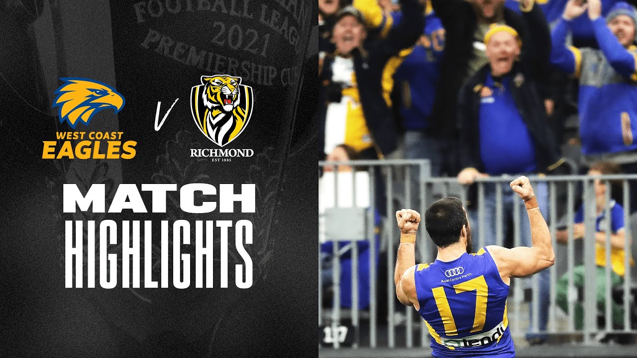 Clutch Kennedy | West Coast v Richmond Highlights | Round 13, 2021 | AFL