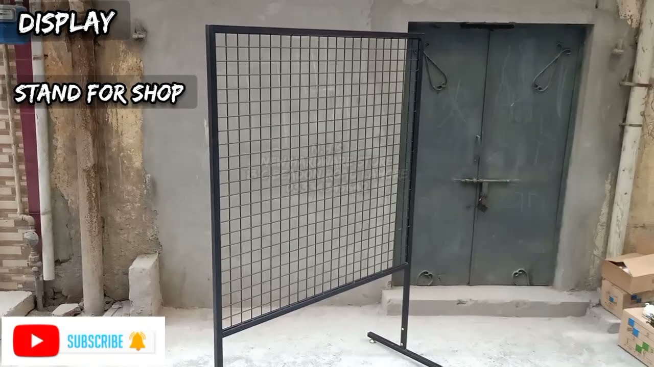 Hanging Grid stand for shop | double side hanging system by NHS