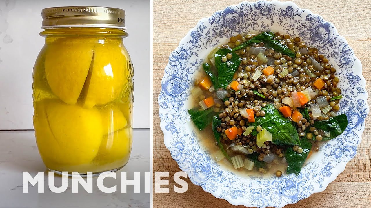 Make Preserved Lemons & Use Them In Lentil Soup | Quarantine Cooking