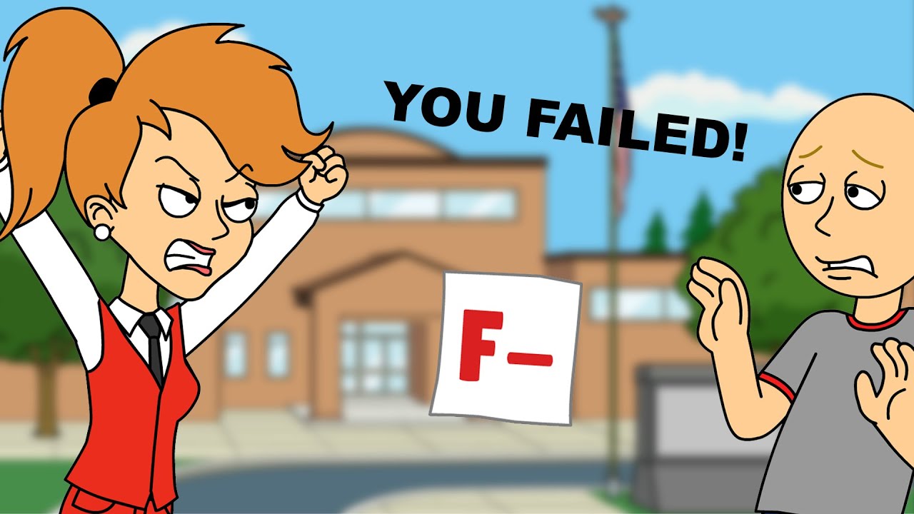 Classic Caillou Fails The Math Test/Grounded