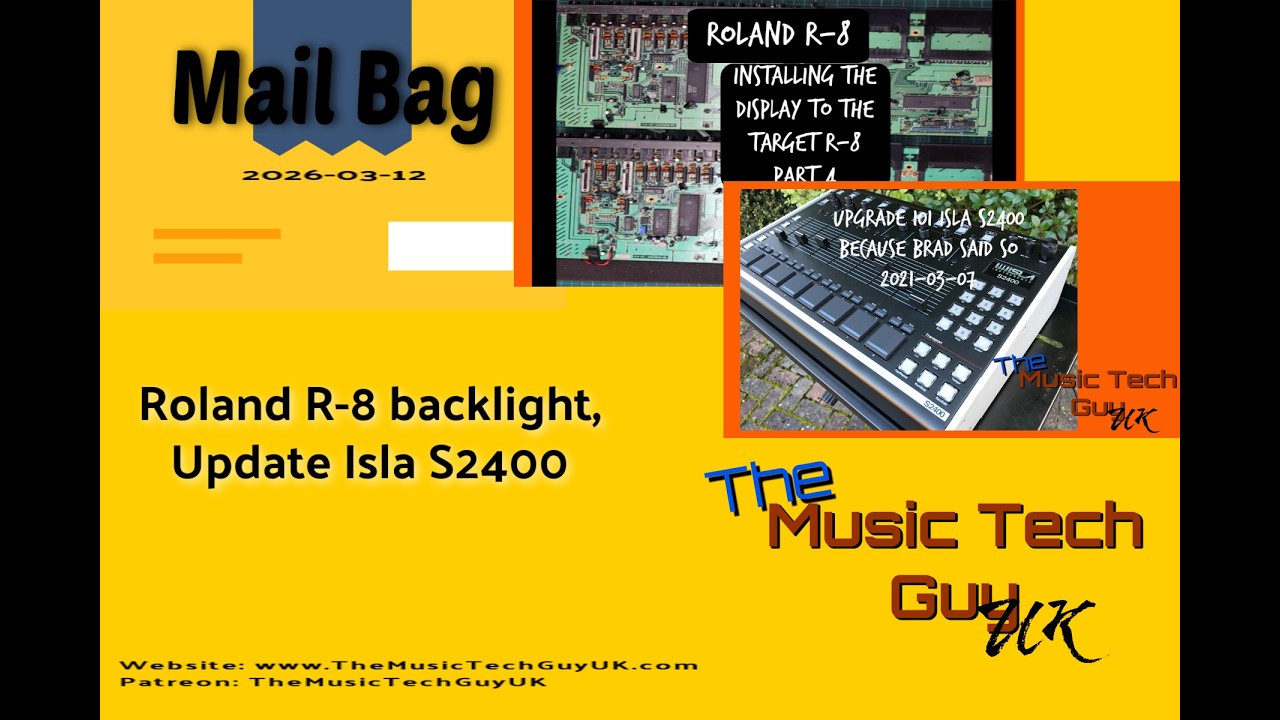 Подсветка Roland R-8, обновление Isla S2400