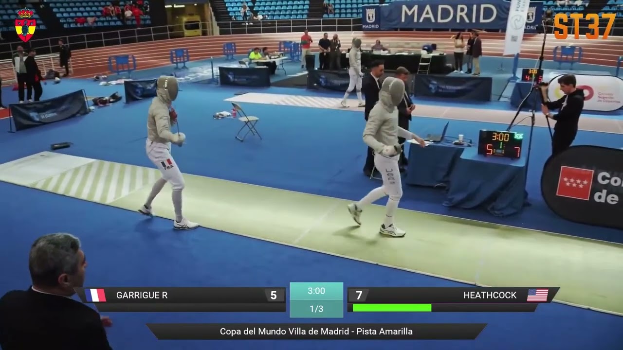 Madrid World Cup 2025 SMS - L64 - Remi Garrigue FRA v Colin Heathcock USA