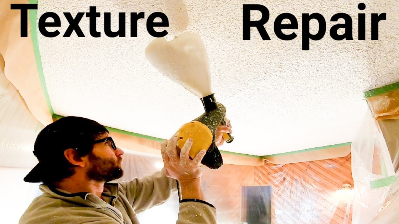 Ceiling texture repair