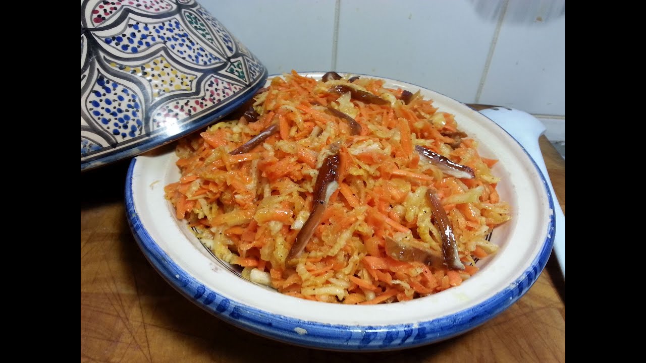 Cuisine Orientale - Salade de navets, carottes et dattes