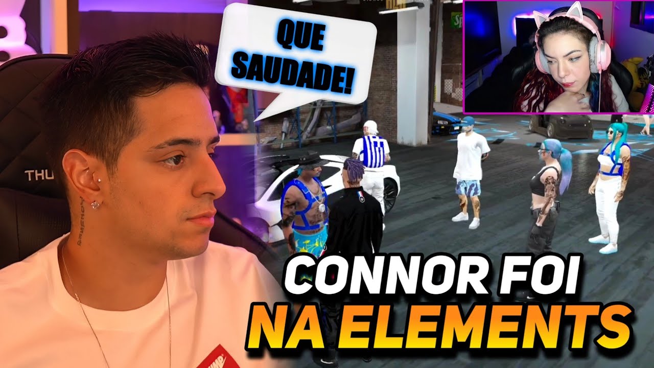 CONNOR FOI NA ELEMENTS TUNAR O CARRO | LUNA CONVERSOU COM O CONNOR NOVAMENTE! RECONHECEU TODO MUNDO?