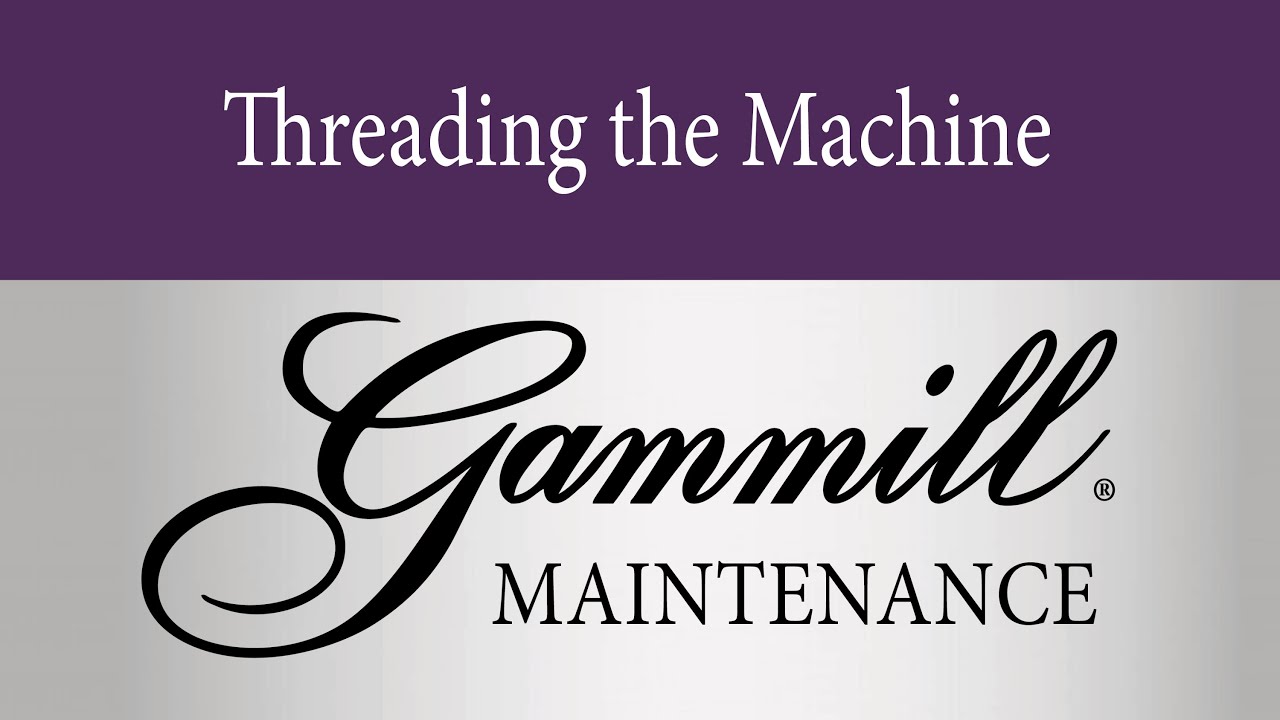 Threading the machine
