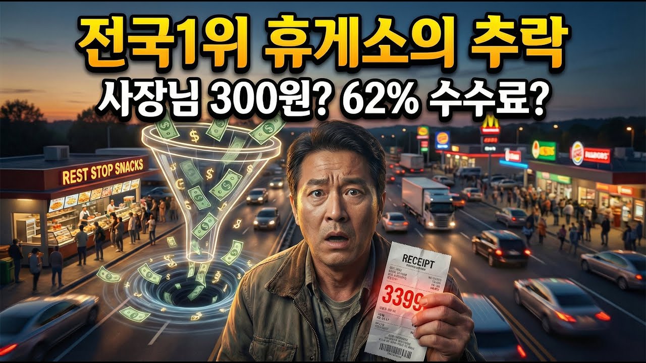 15,000원 돈까스의 배신. 전국 1위 휴게소가 망해 나가는 소름 돋는 이유                 (수수료 62%의 진실)