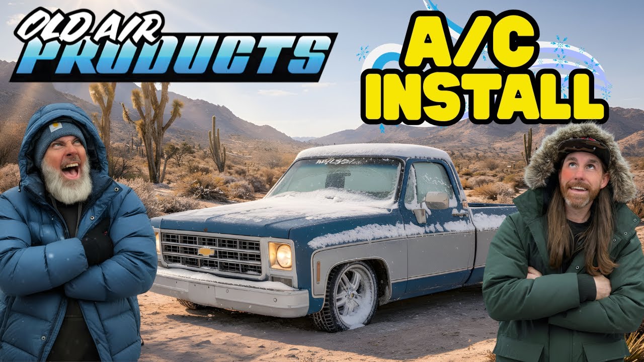 Установка кондиционера Old Air Products на наш классический Chevy C10 | Рабочему человеку станови...