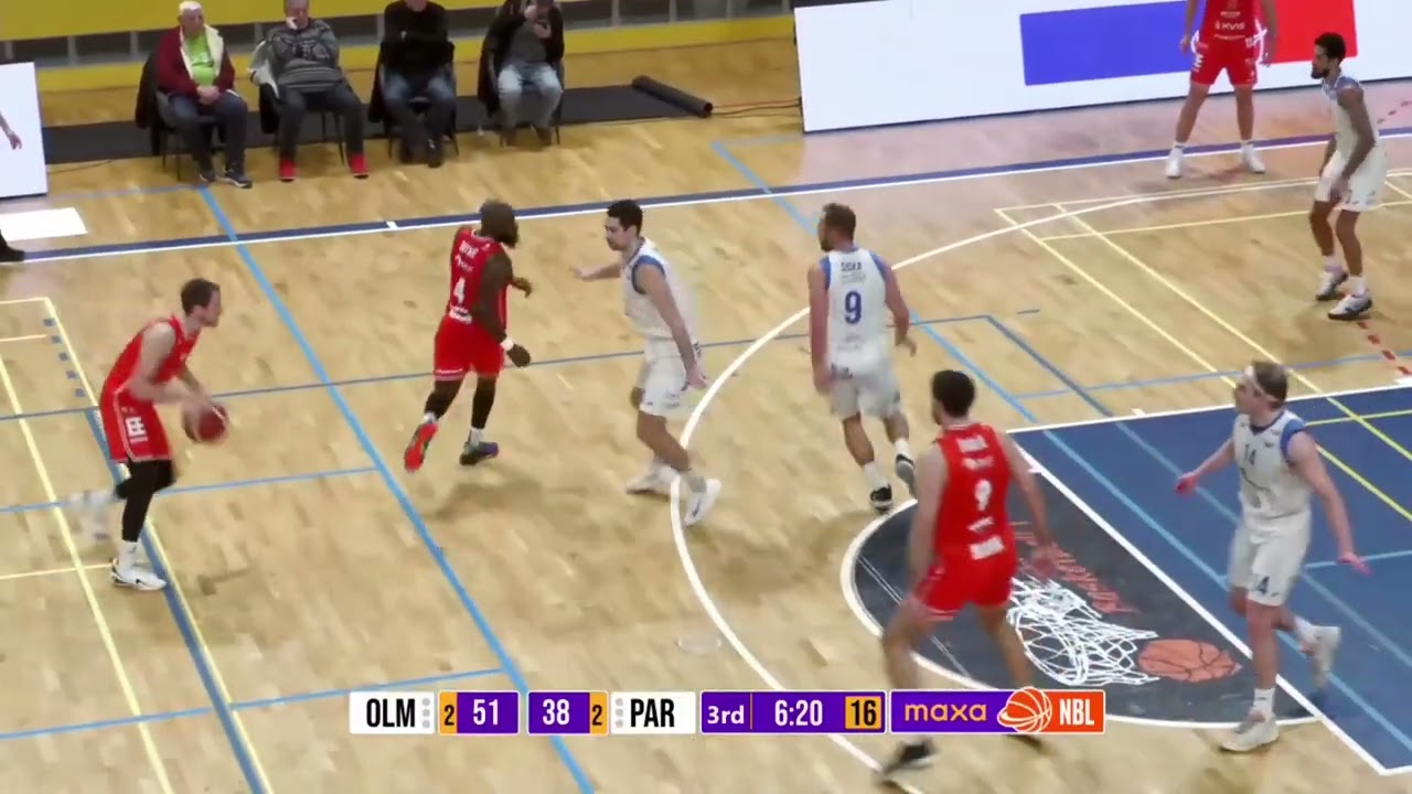 Highlights: BK Olomoucko vs BK KVIS Pardubice | 17/01/2026 for KooperativaNBL tournament.