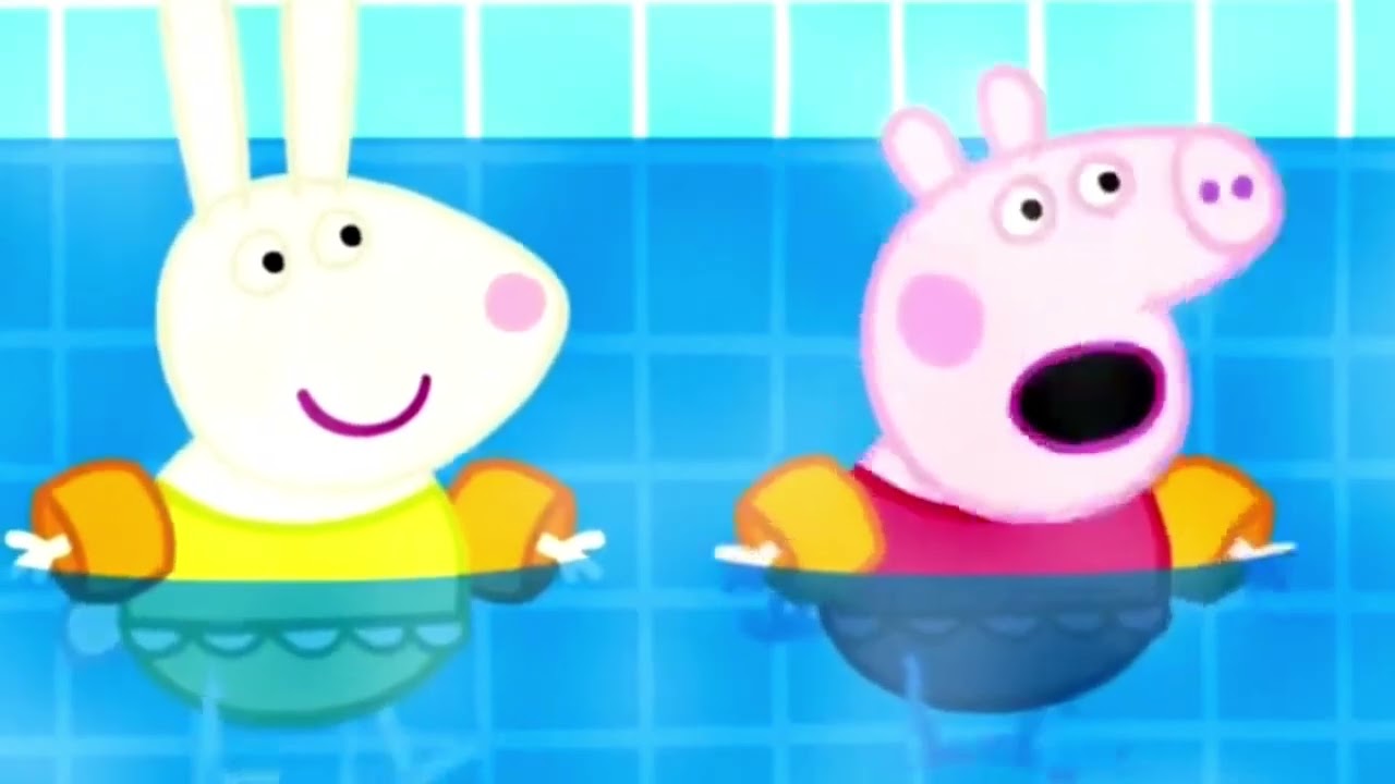 Pepa la cerda y sus pechugas piscineras