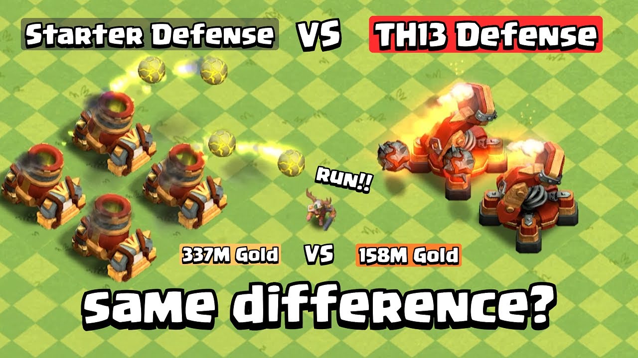 4 MAX Mortars VS 2 MAX Scattershots | Clash of Clans