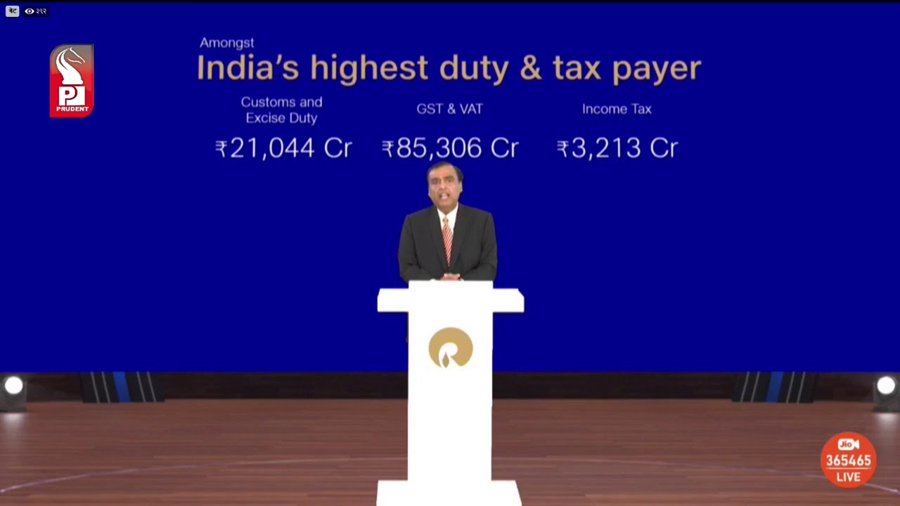 Reliance Industries Limited; 44th Annual General Meeting post-IPO.