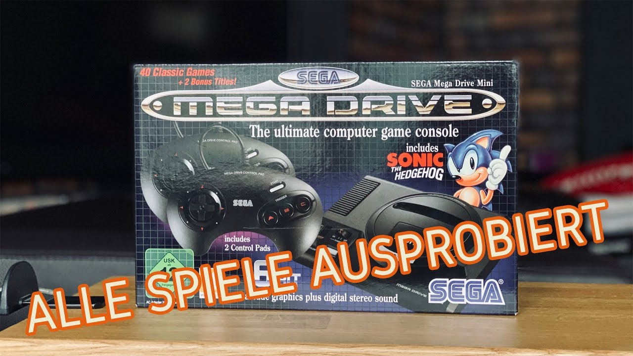 Ausprobiert: Sega Mega Drive Mini - ALLE SPIELE angespielt