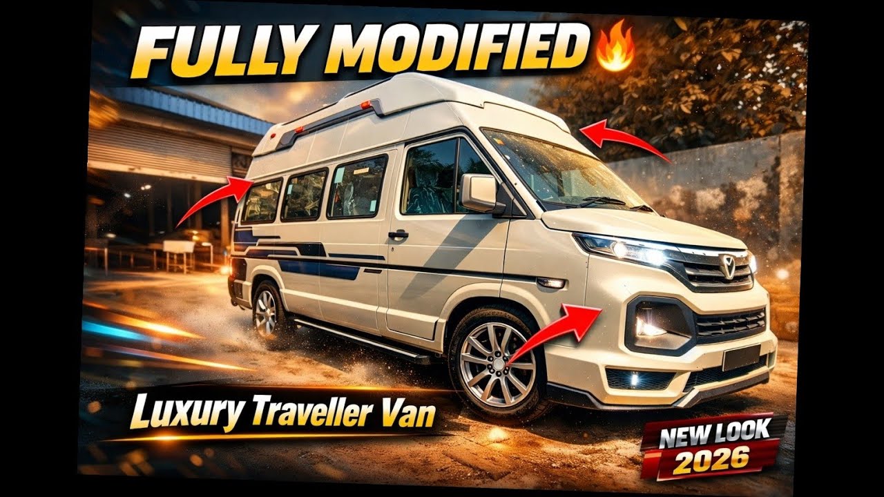 Normal Tata Winger Se VIP Luxury Van 😍 Full Modification Tour 