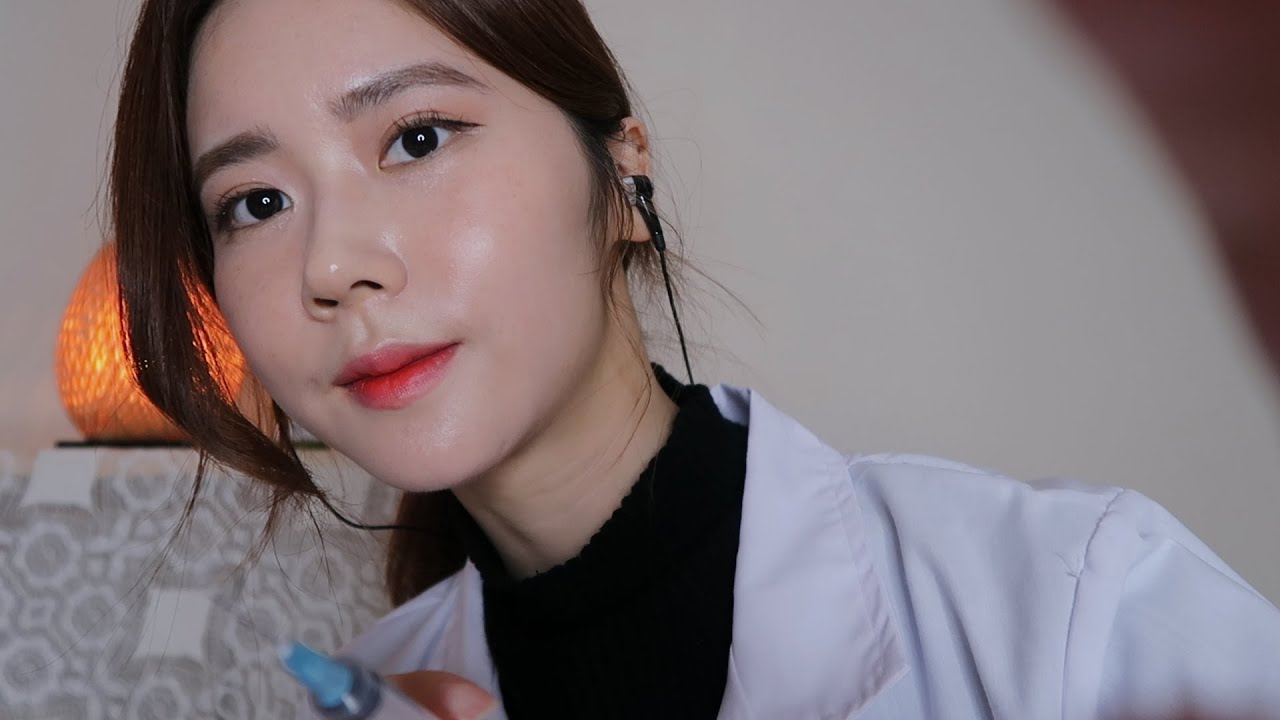 ASMR(SUB)Инъекция для отбеливания кожи Ролевая игра/Skin Whitening Injection Role play