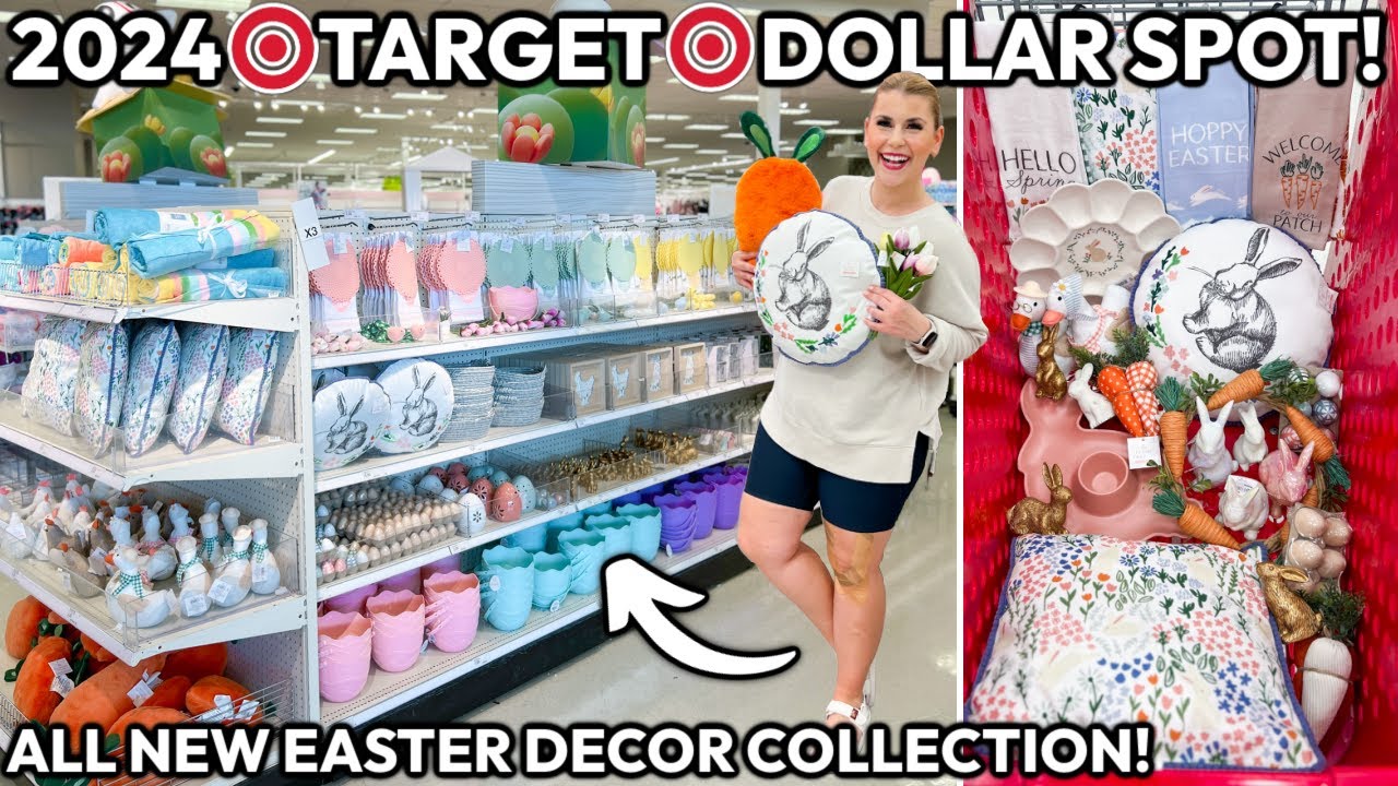 *NEW* 2024 TARGET DOLLAR SPOT EASTER COLLECTION 🐰🐣 | Target Easter Decor w/ Easter Decorating Ideas!