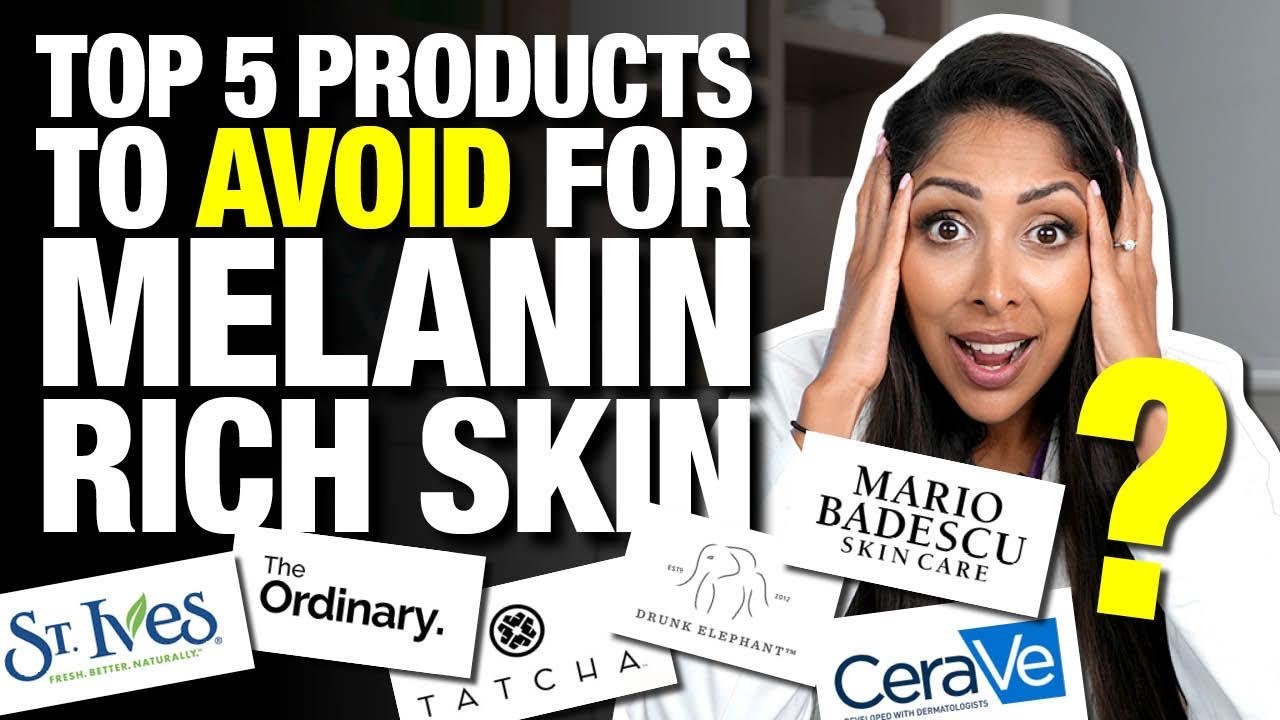 Top 5 Products You Must Avoid For Melanin Rich Skin- Subscribe and hit your notification bell! 