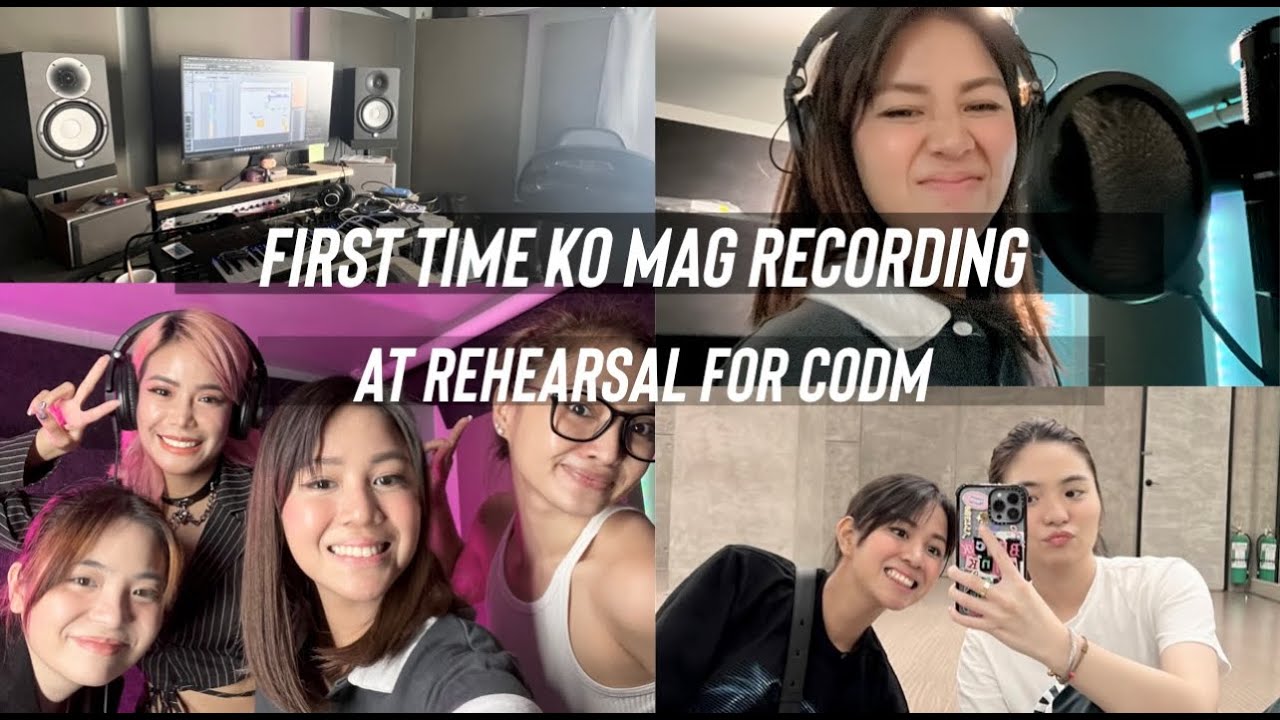 FIRST TIME RECORDING AND REHEARSAL FOR CODM | DOC Z