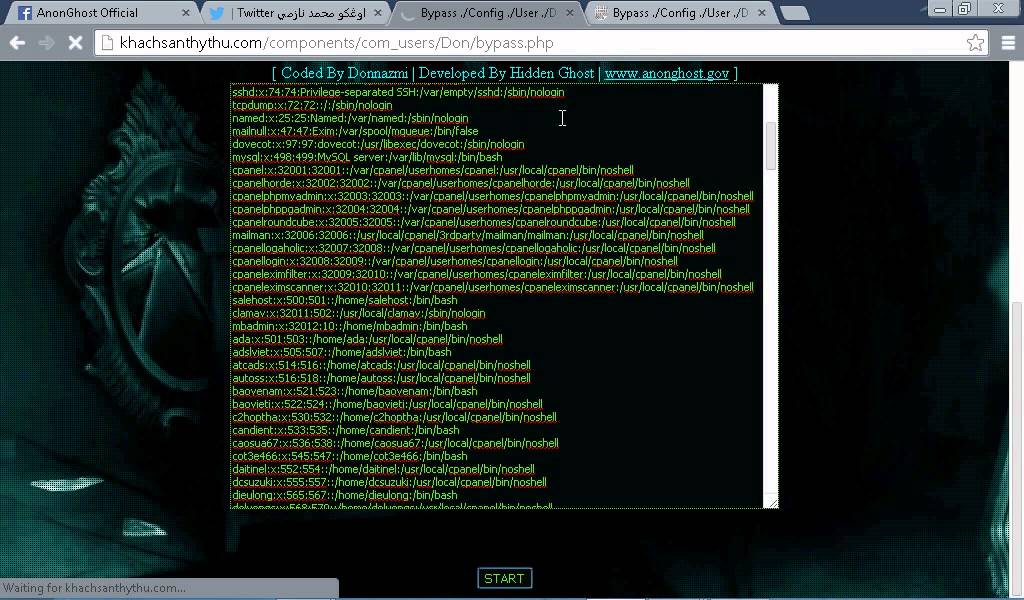 AnonGhost Bypass Config User Domain