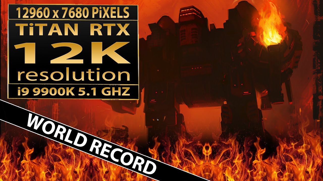 Mechabellum gameplay in 12K video resolution | 12960 x  7680 pixels | Titan RTX | World Record | 12K