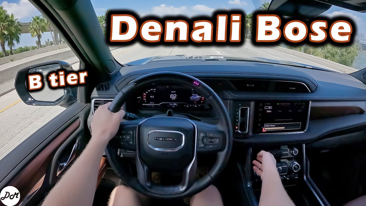 GMC Yukon Denali Ultimate 2023 года – обзор звука Bose Performance с 18 динамиками