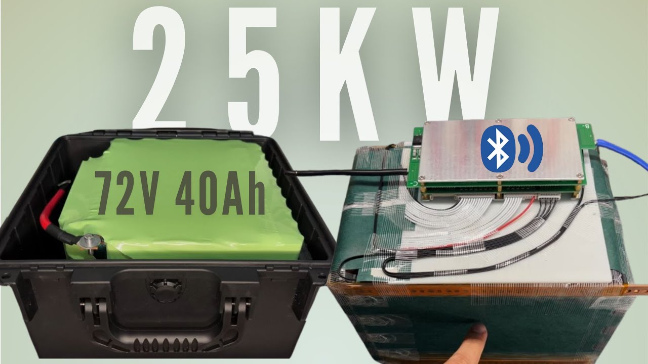 Come ho costruito una MEGA BATTERIA 72V ed Ecco Cosa è Successo