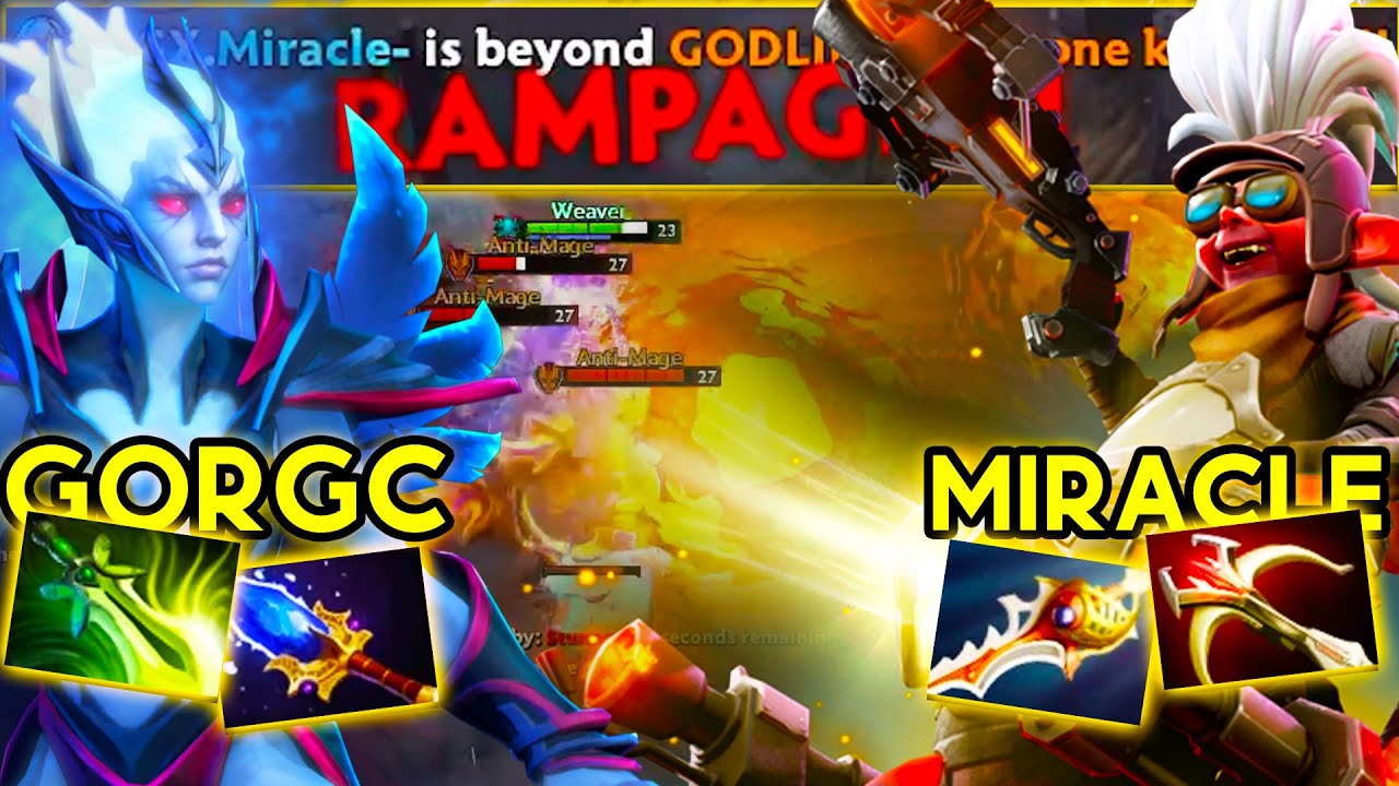 2 Team Bald vs 2 Nigma - Gorgc Pablo vs Miracle MC (very hard)