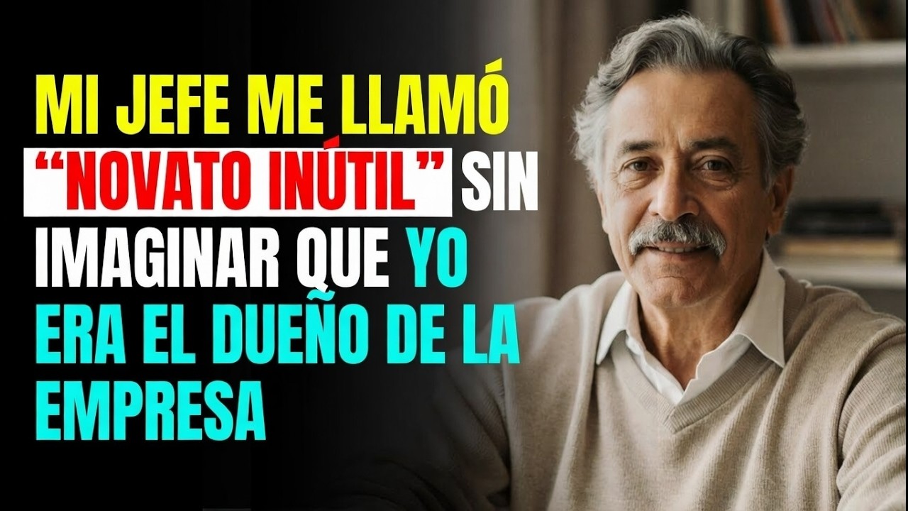 MI HIJO ME LLAMÓ “VIEJO INÚTIL” SIN IMAGINAR QUE YO ERA SU DIRECTOR EN LA EMPRESA