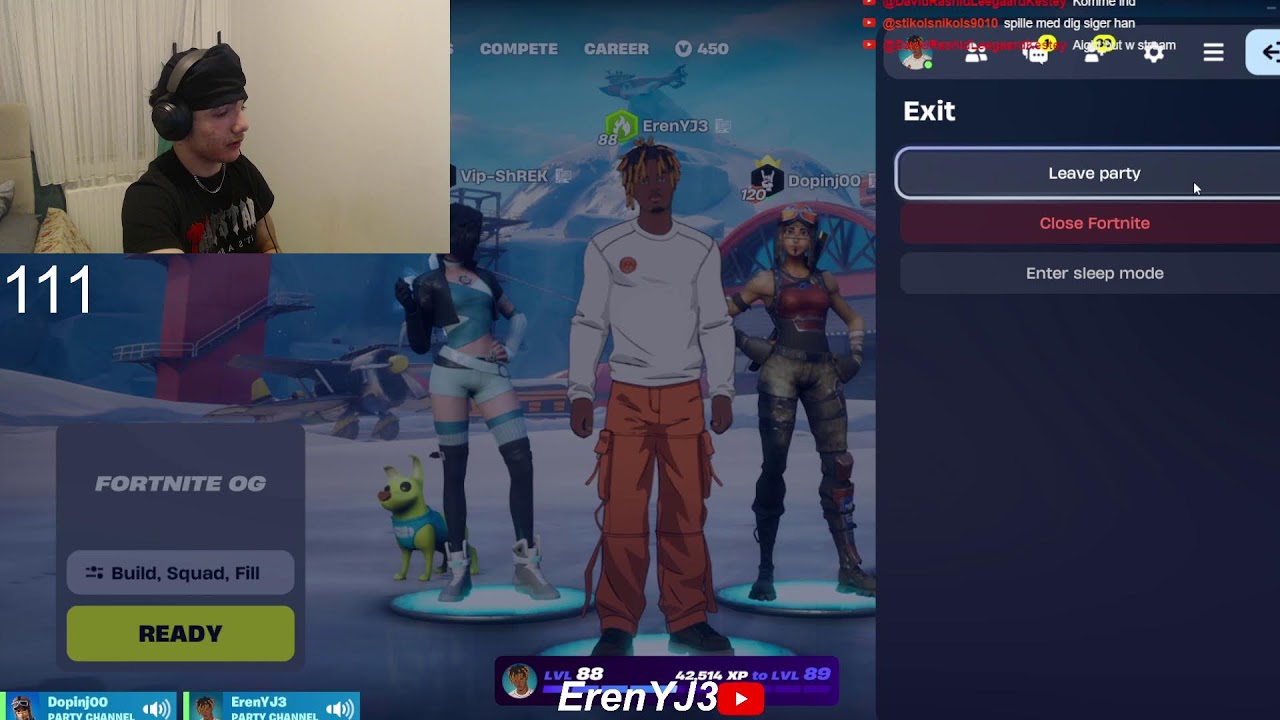 Playing fortinte with random people Crazzy stream JOINNN part 2