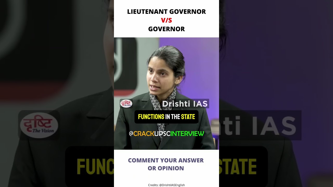 LIEUTENANT GOVERNOR V/S GOVERNOR