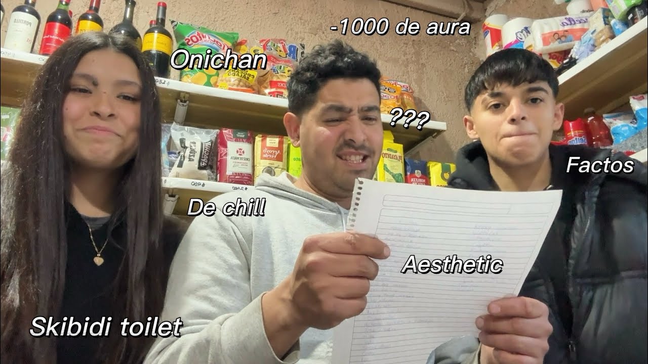 Mi papá diciendo palabras de la gen z