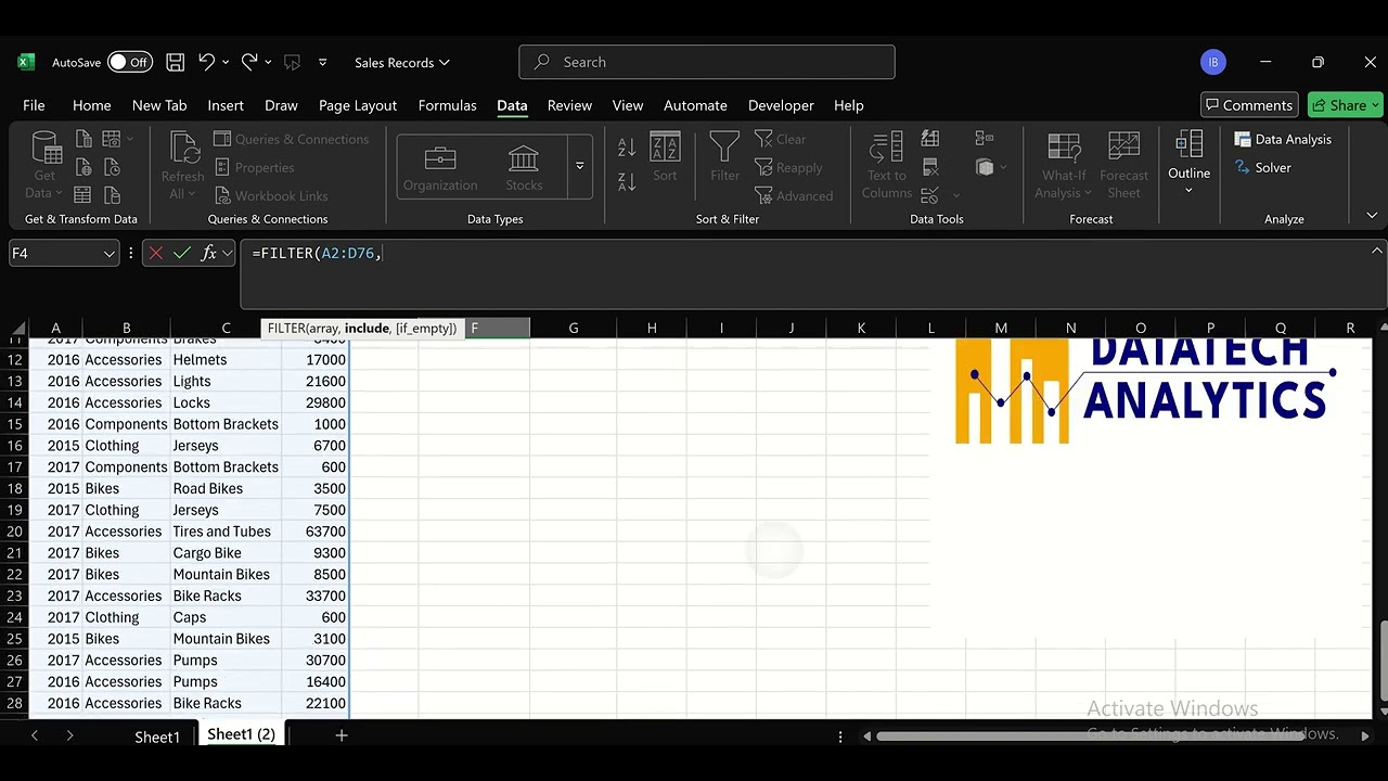 Stop Filter Data Manually in Excel. Use This Method to Filter Dynamically .#filter #datavalidation