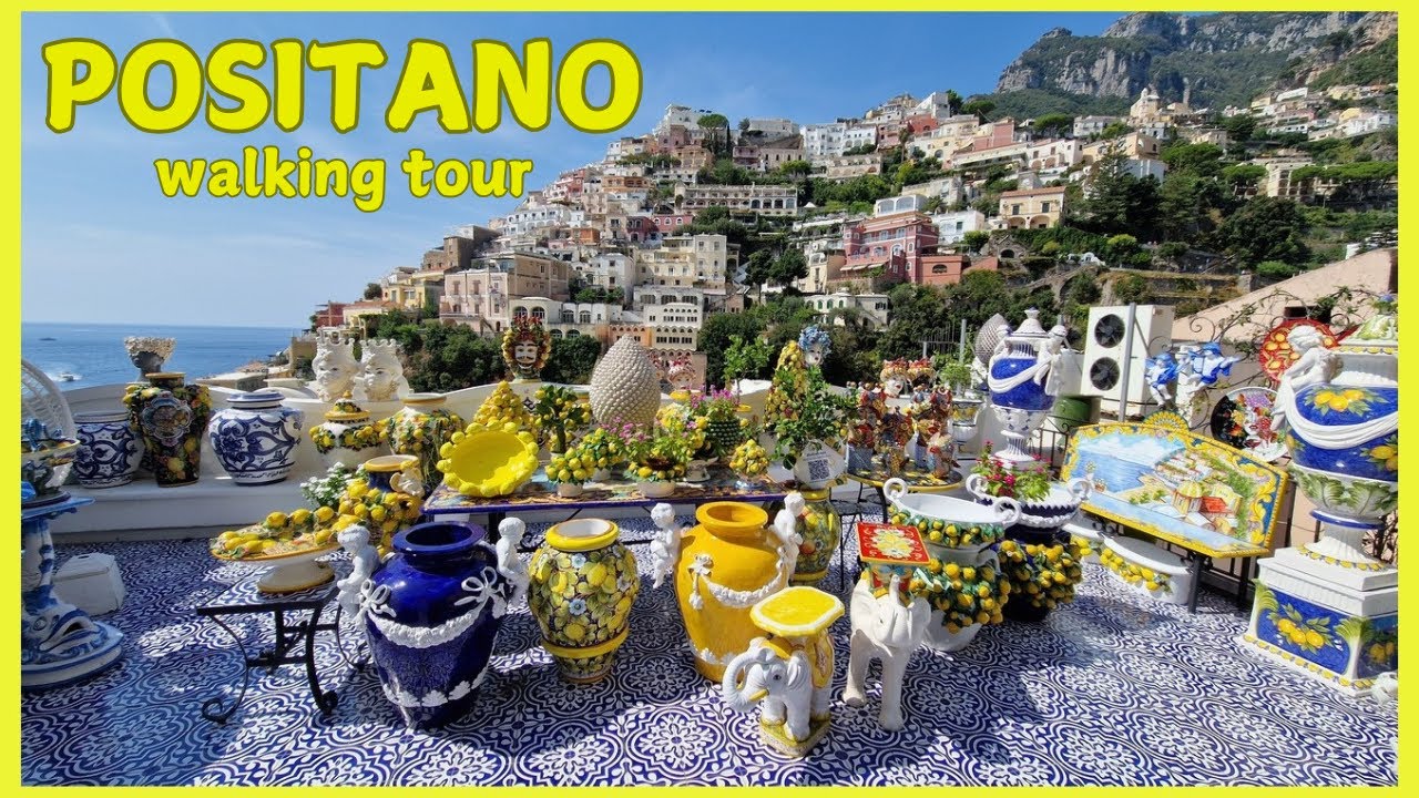 ✨️ Positano ,  Italy  2024 ✨️ 🇮🇹  [ 4K  ]    Walking Tour    #italy   #walkingtours