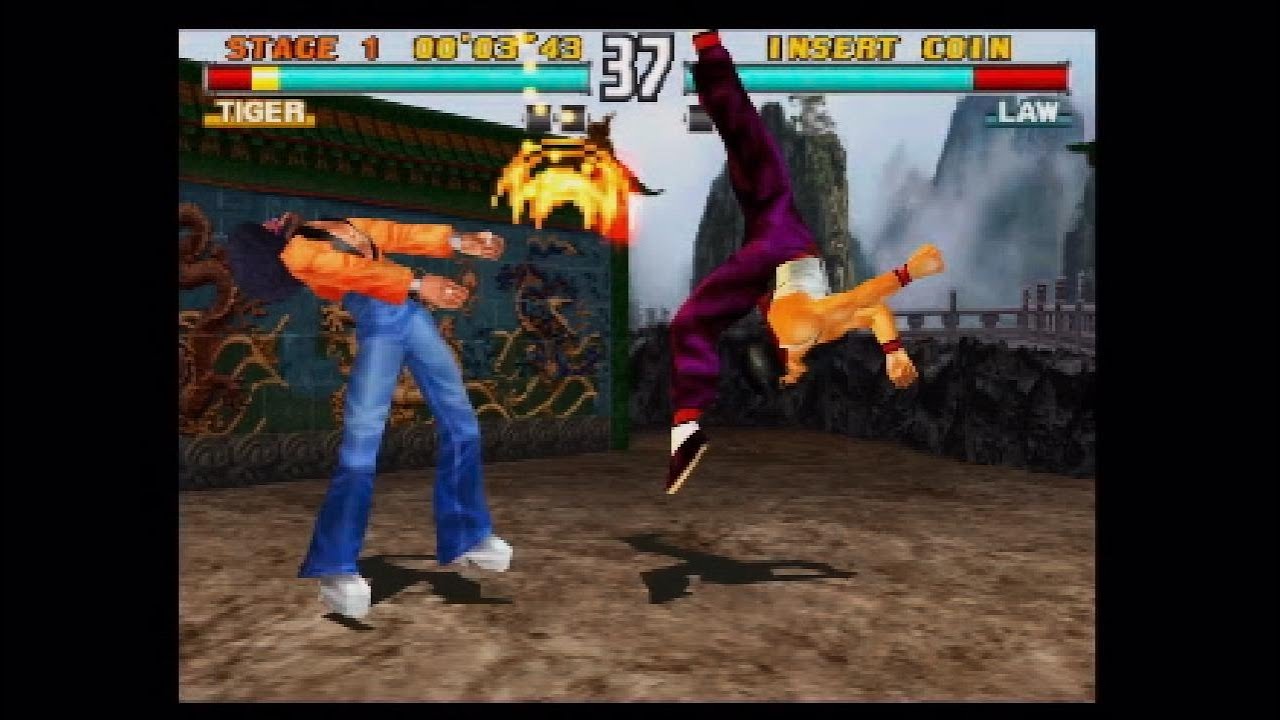 TEKKEN 3 #23 - Liberando al doctor B. - Arcade: Fácil con Tiger