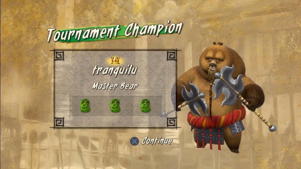 Kung Fu Panda: Showdown of Legendary Legends (PS4) - Tournament of Legends - Master Bear character