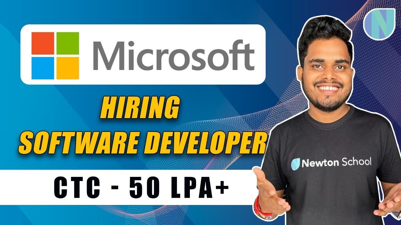 Best Off-Campus Job Opportunity Microsoft Hiring Software Developer | CTC - 50 LPA+