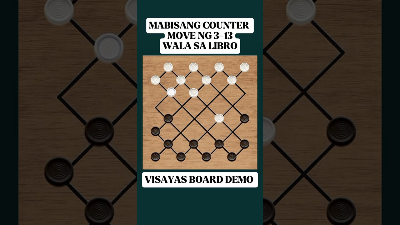 Mabisang counter move ng 3-13 wala sa libro 