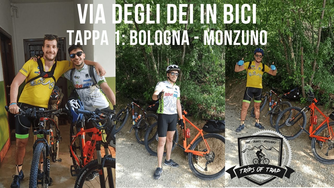 Via Degli Dei in bici con Dino | 1° tappa Bologna - Monzuno