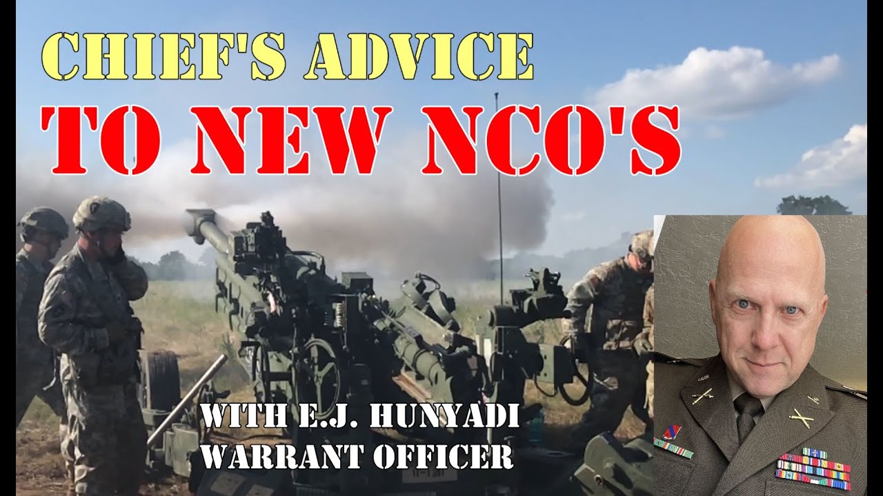 Chief's Advice to New and Future NCO's