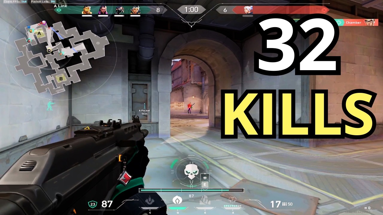 Valorant - 32 Kills As Viper Corrode Full Gameplay (No Commentary)