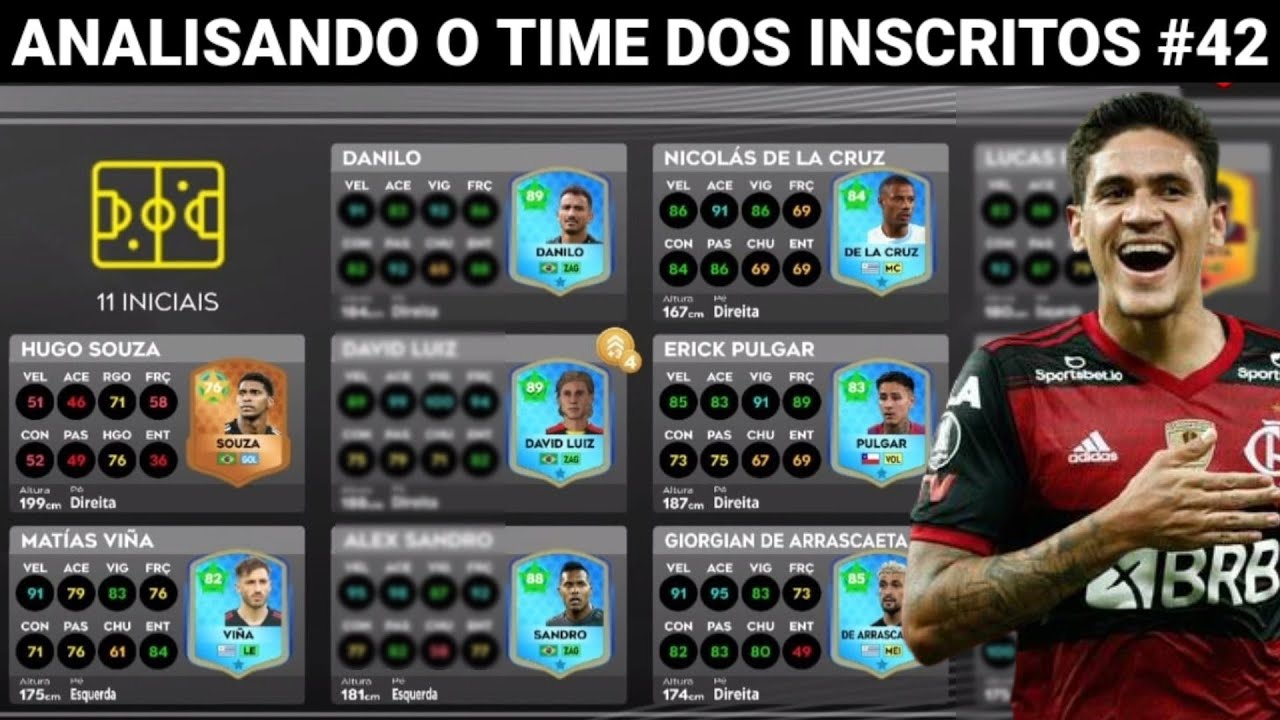 DLS 25 | Analisando o Time dos Inscritos #42 ( Ele tem o Time do Flamengo no DLS 25 🤯 )
