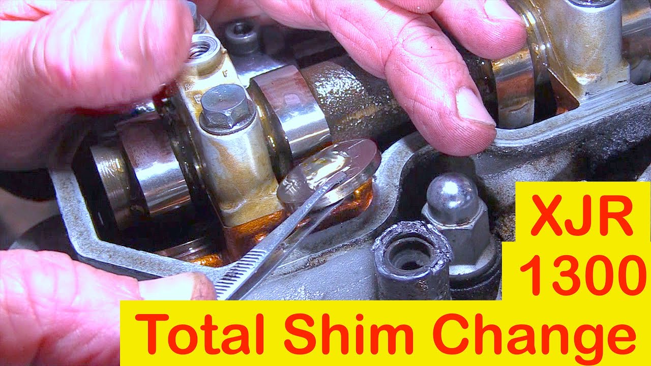 Yamaha XJR 1300:-  Replacing All The Valve Shims !